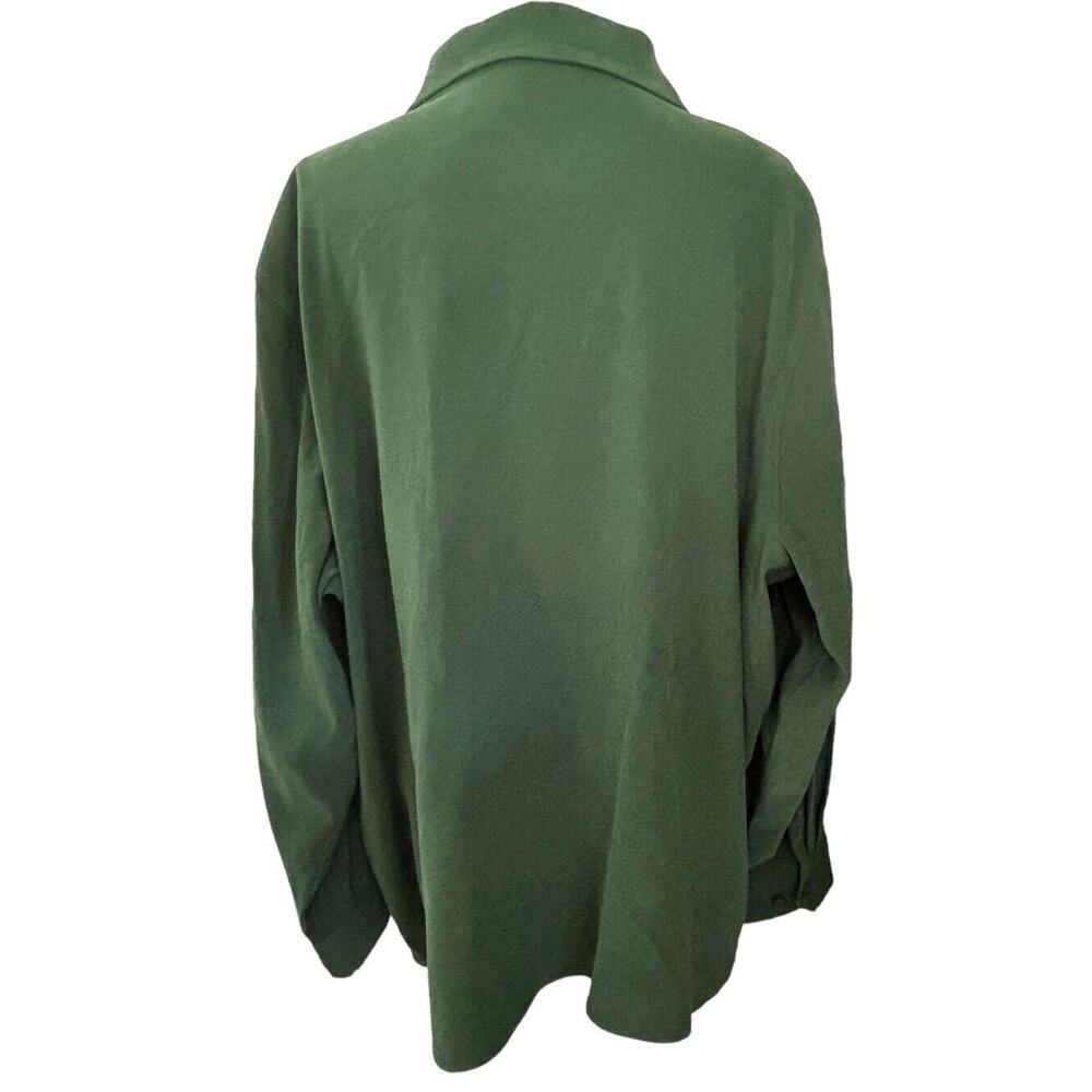 BOB MACKIE Stretch Moleskin Tassel Embroidered Zipper Jacket 3X Green NWT - Picture 3 of 9